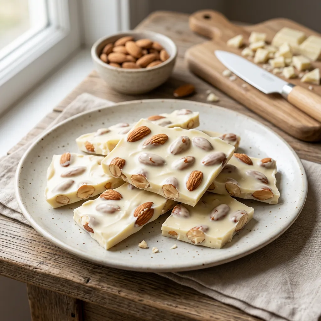 Two-Ingredient White Almond Bark Candy