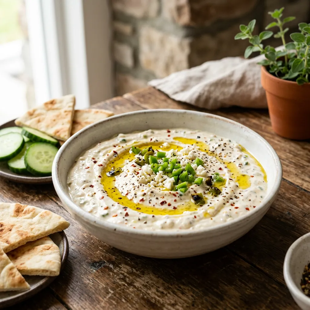 Tyrosalata (Spicy Feta Dip) Recipe