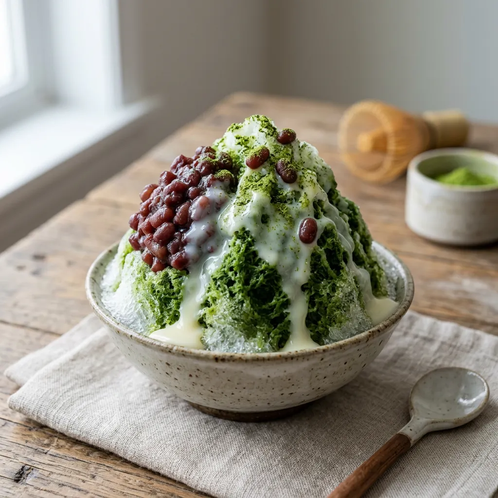 Ujikintoki Kakigori: Japanese Sweet Treat
