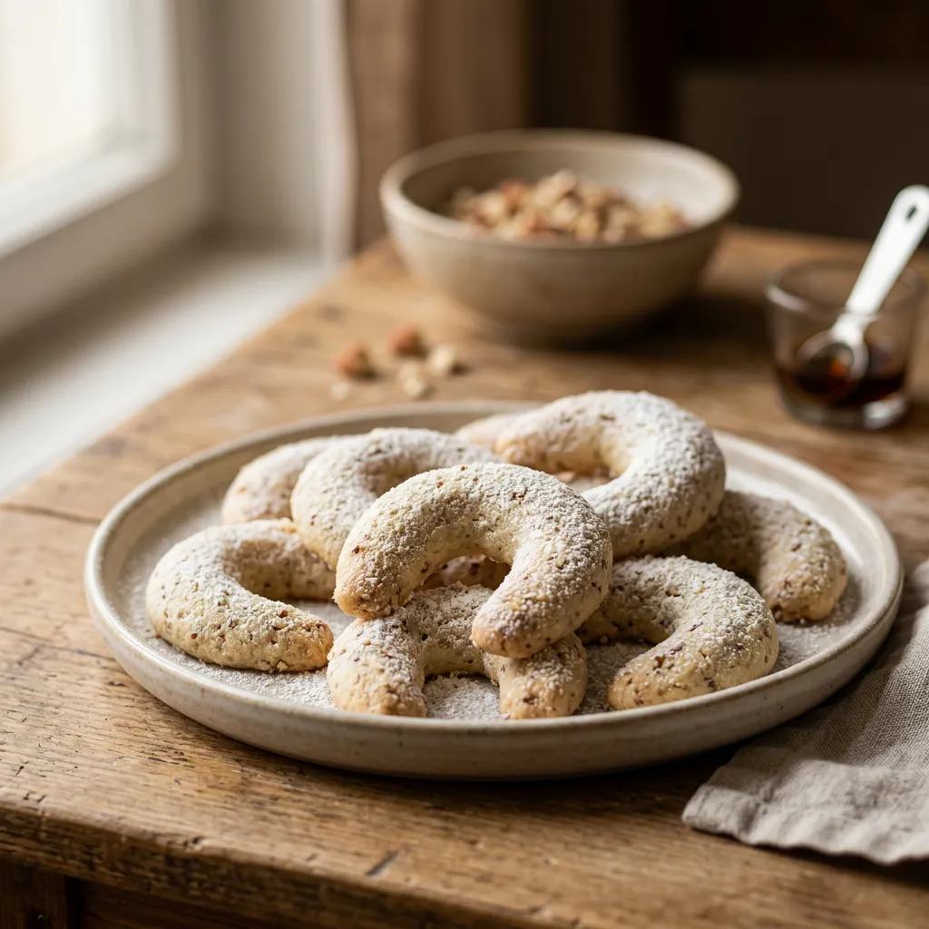 Vanilkove Rohlicky (Czech Vanilla Crescents) Recipe
