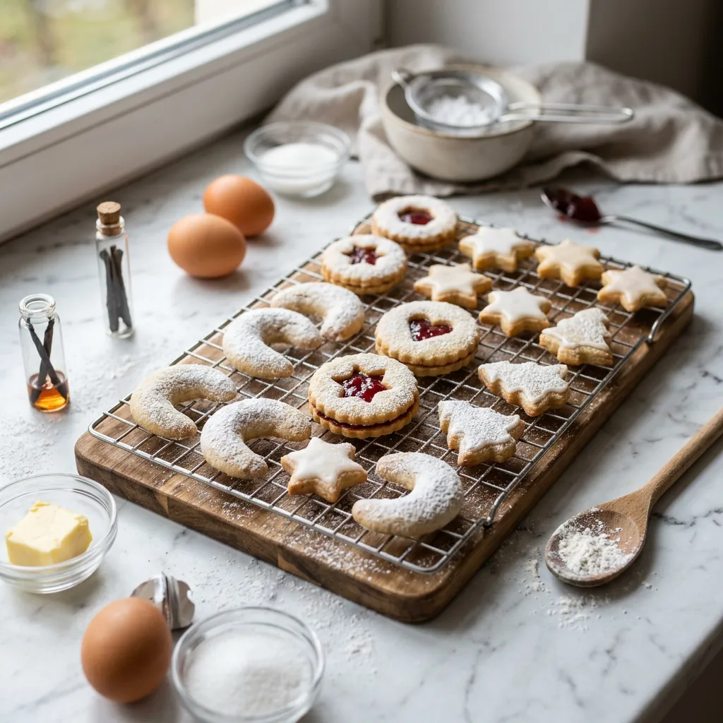 Vanocni Cukrovi (Czech Susenky Christmas Cookies)