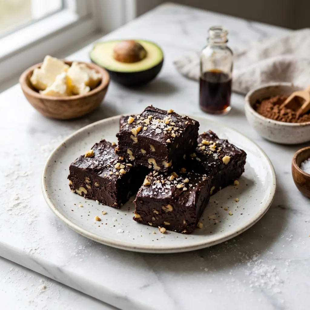 Vegan Avocado Chocolate Fudge