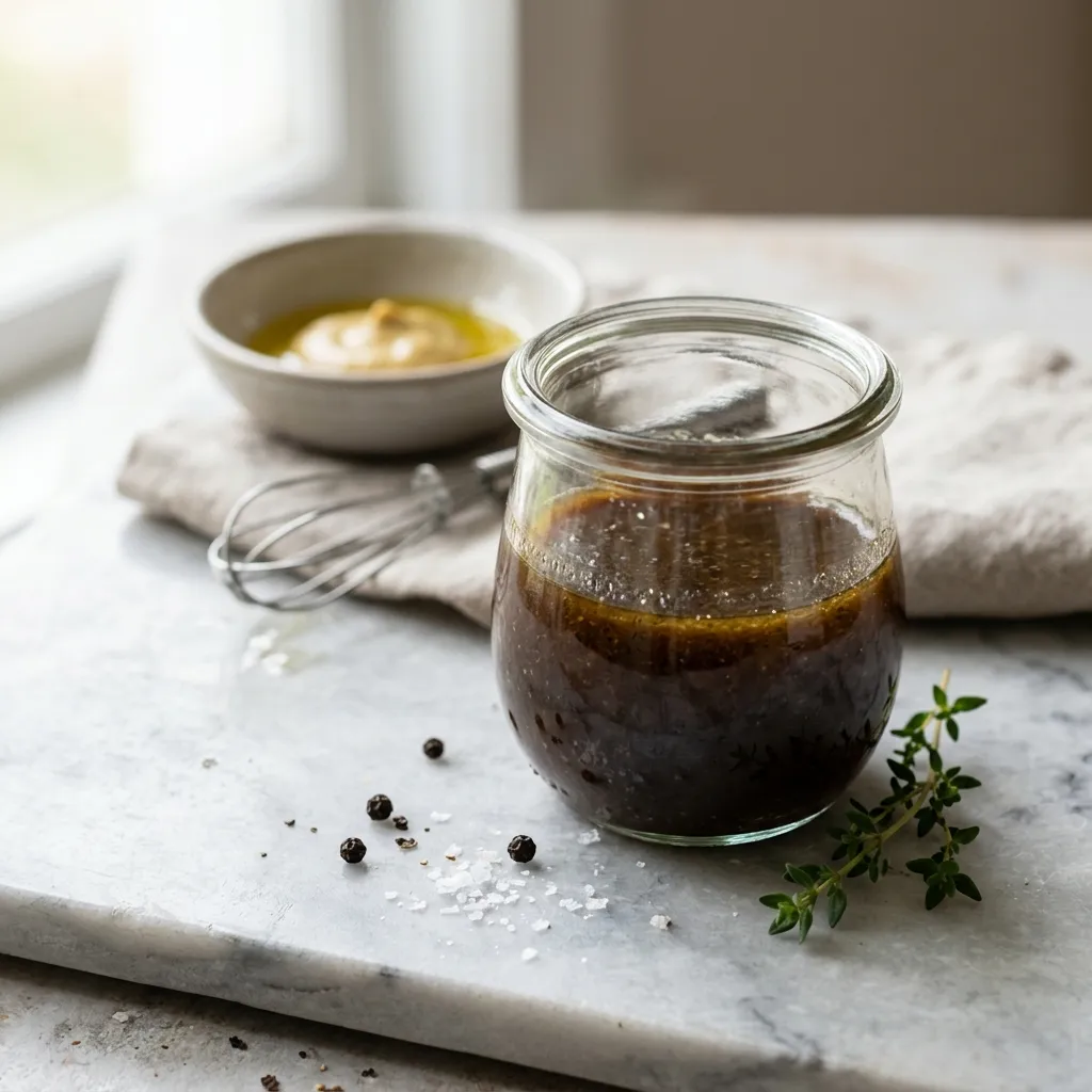 Vegan Balsamic Vinaigrette Salad Dressing