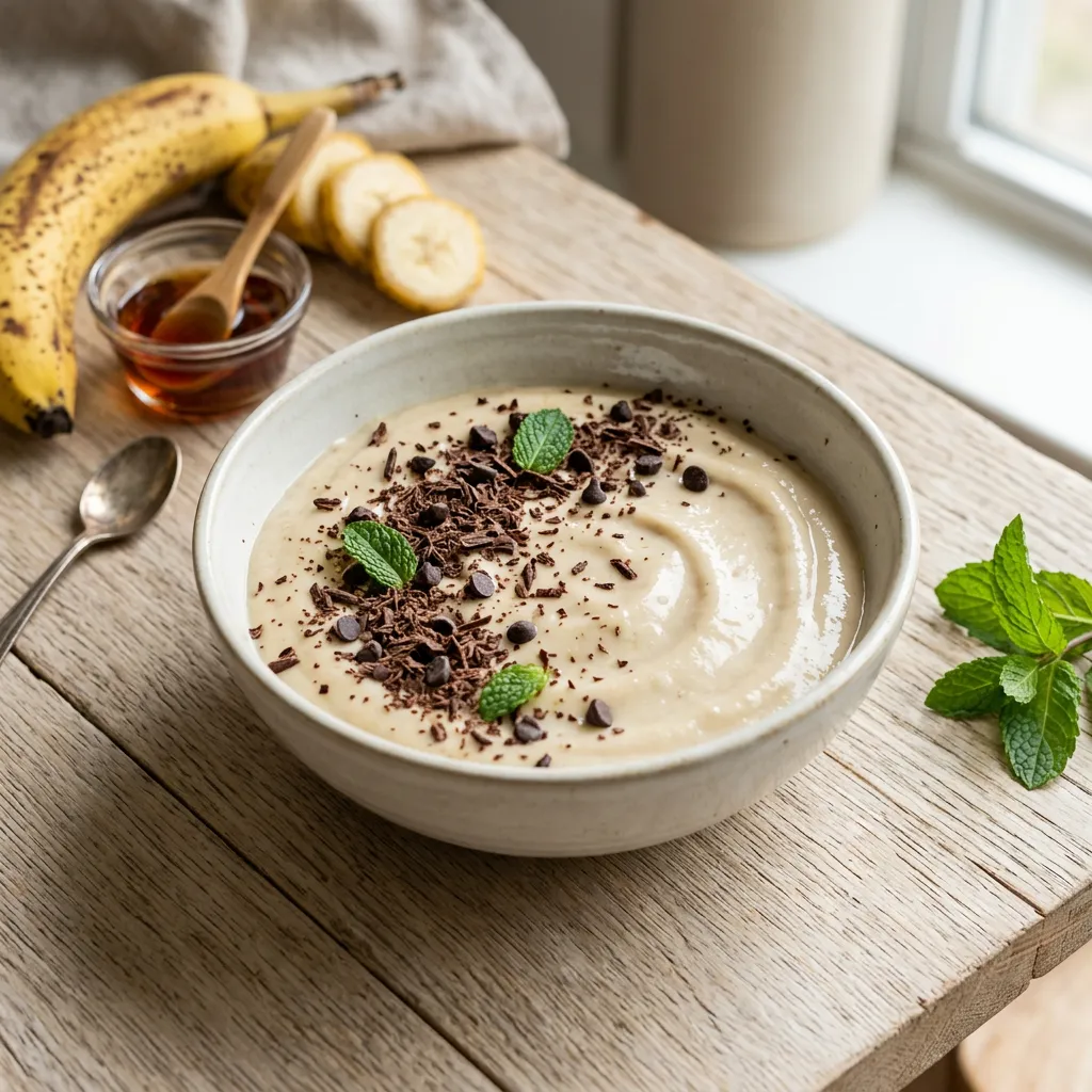 Vegan Banana Coconut Pudding