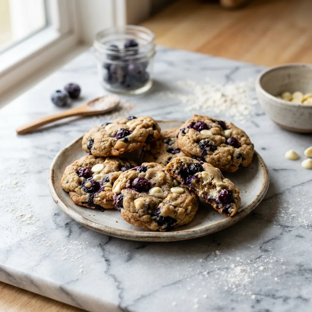 Vegan Blueberry Cookies Recipe