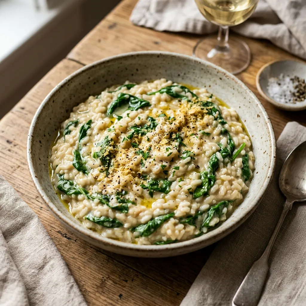 Vegan Cheesy Risotto