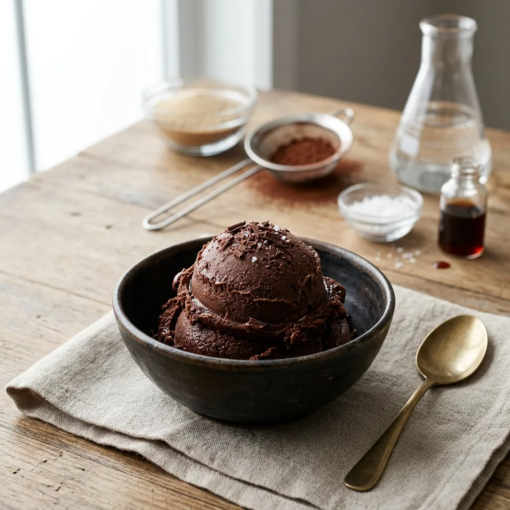Vegan Chocolate Sorbet Recipe