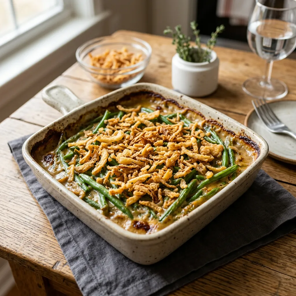 Vegan Green Bean Casserole