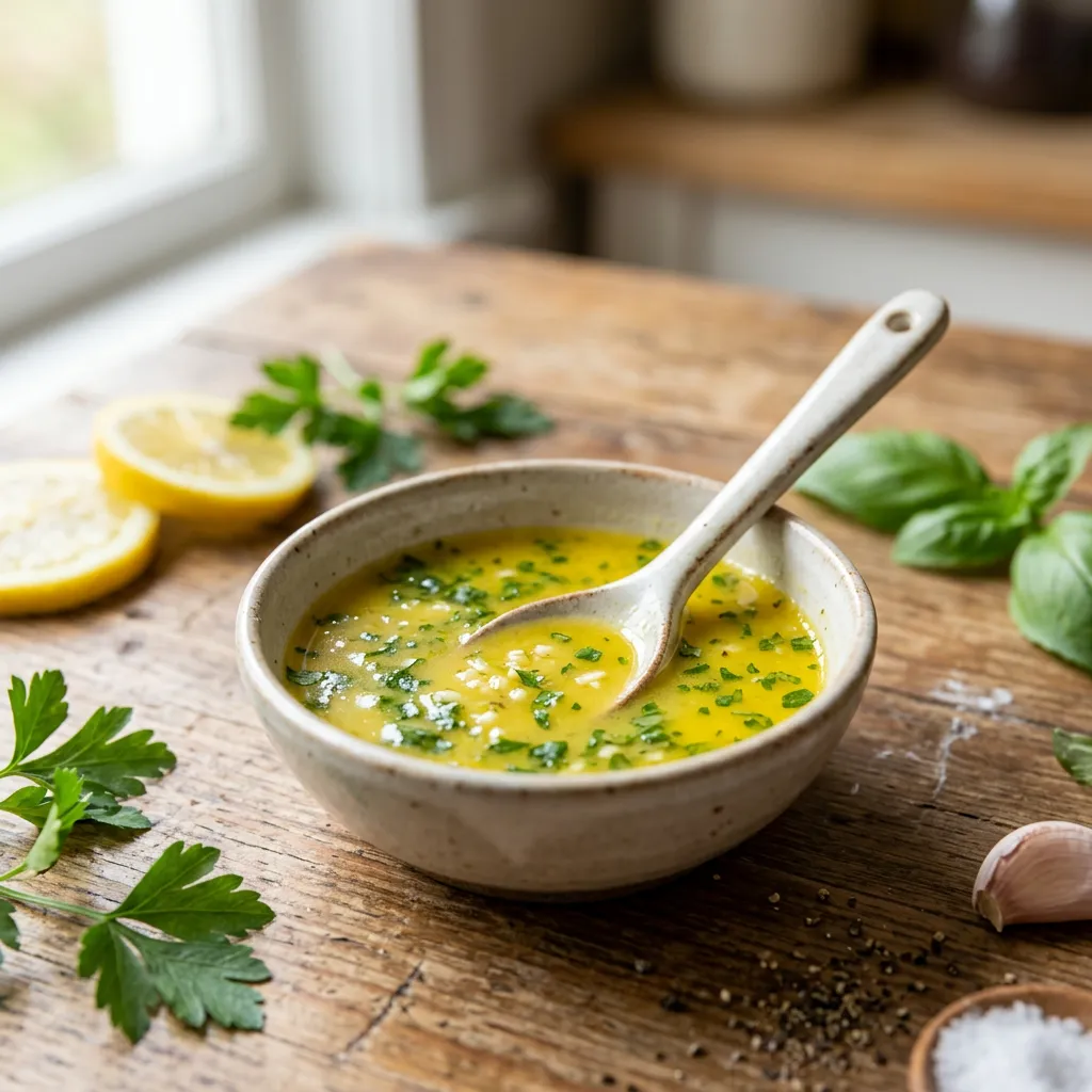 Vegan Lemon Vinaigrette Dressing