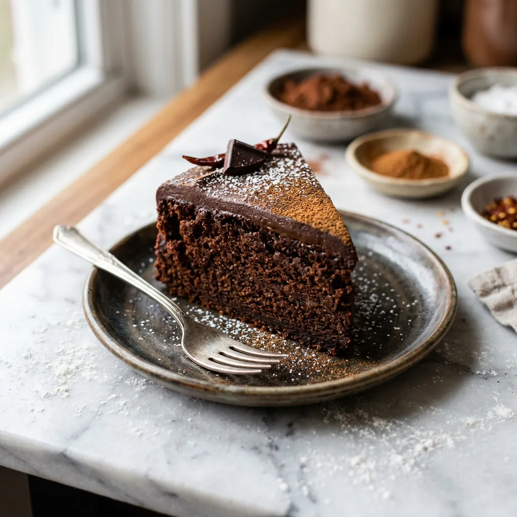 Vegan Mexican Chocolate Cake