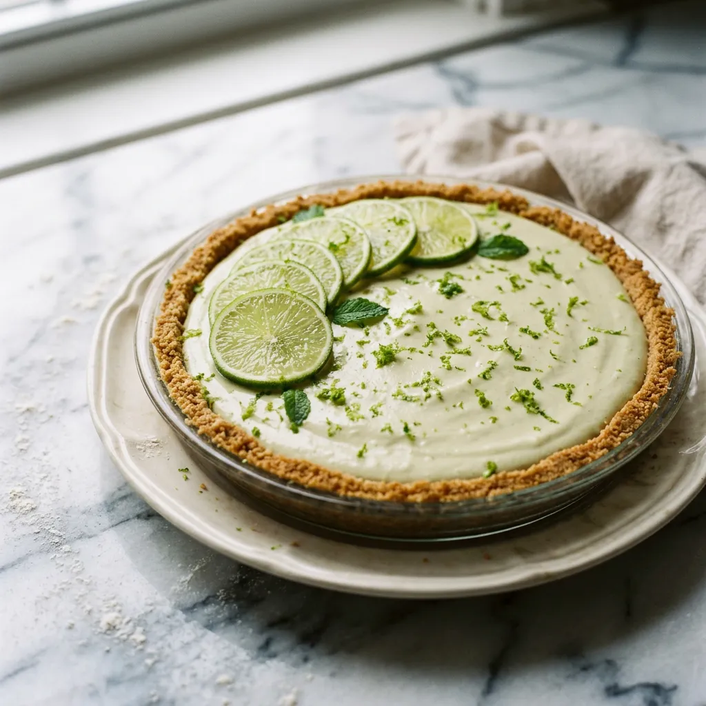 Vegan No-Bake Key Lime Pie