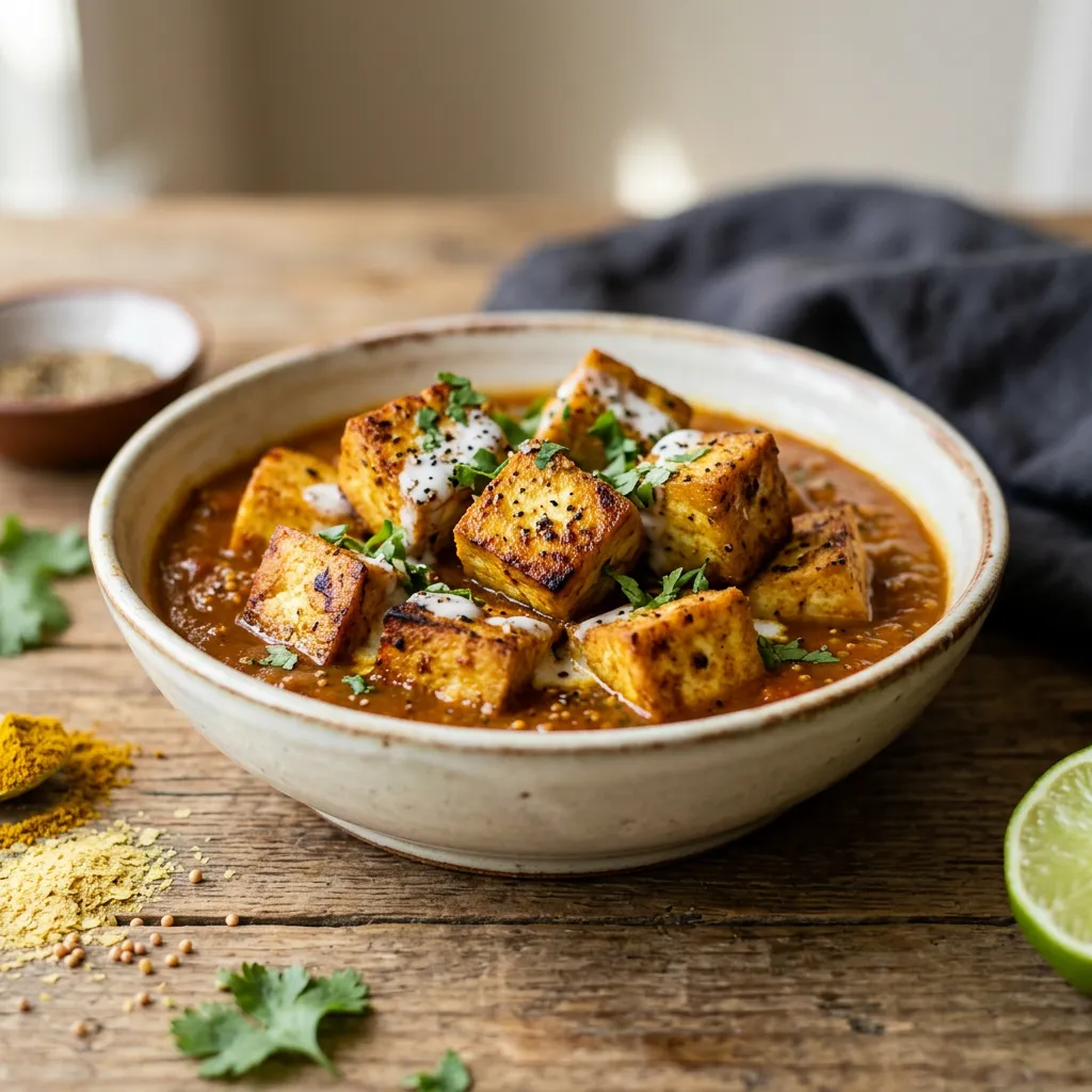 Vegan Paneer Cheese Substitute (Made From Tofu)