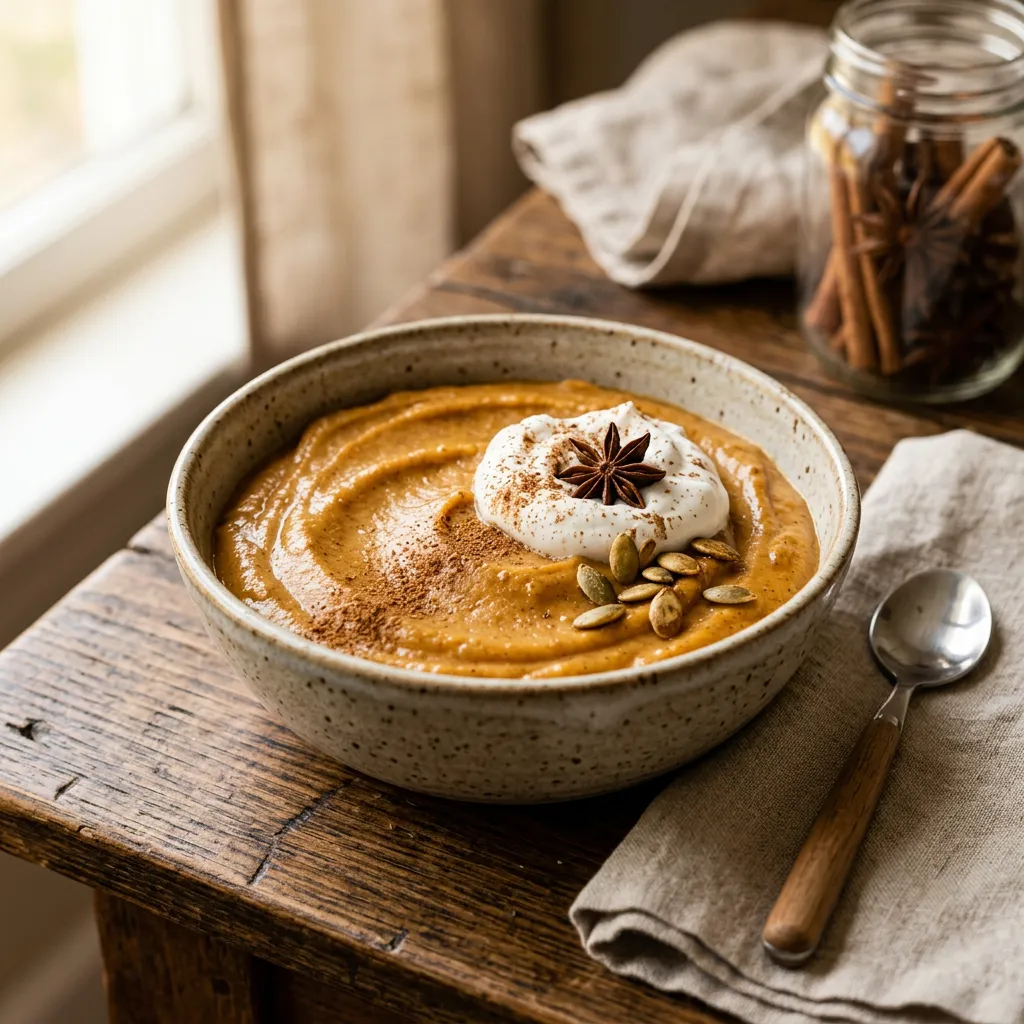 Vegan Pumpkin Pudding