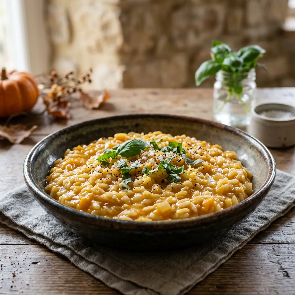 Vegan Pumpkin Risotto