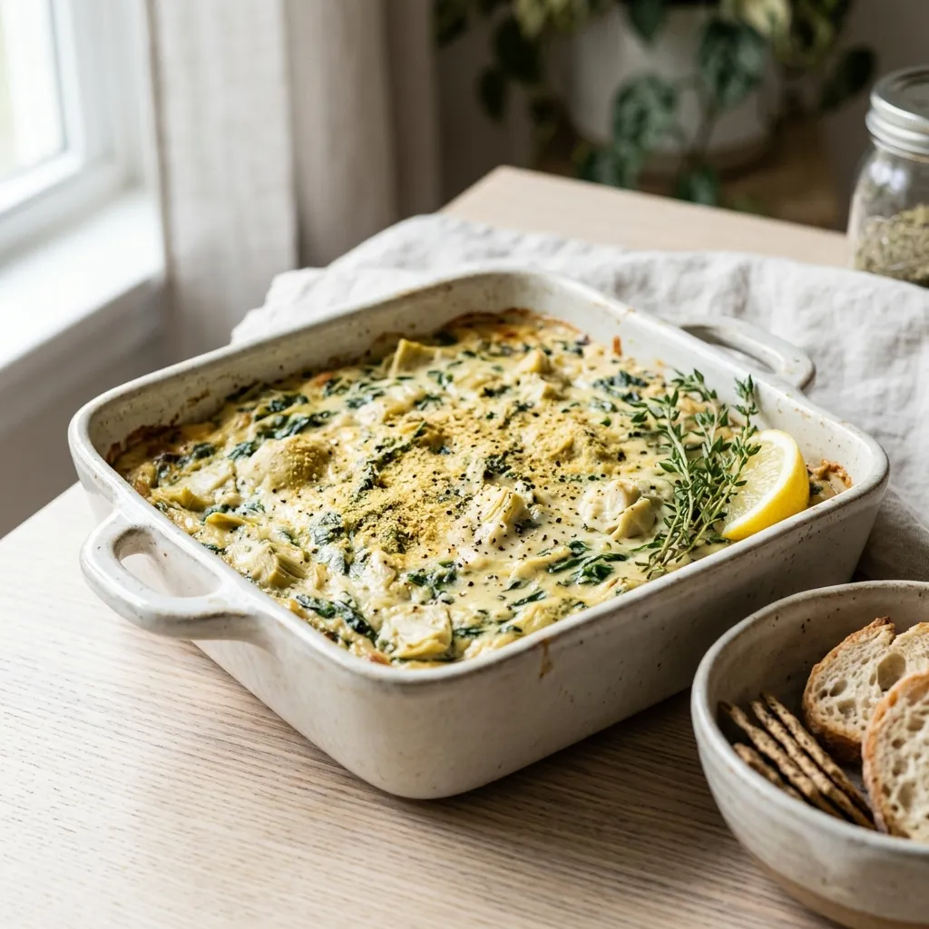 Vegan Spinach Artichoke Dip