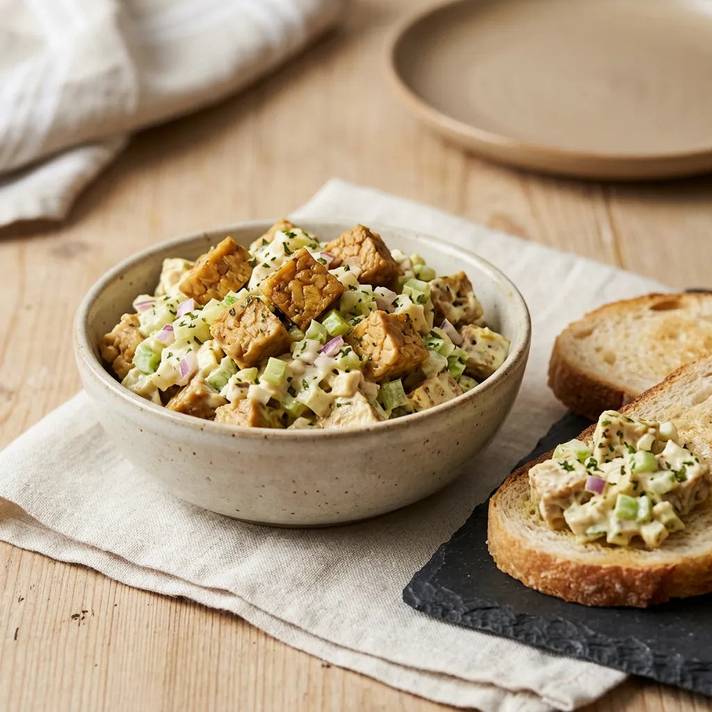 Vegan Tempeh 'Chicken' Salad