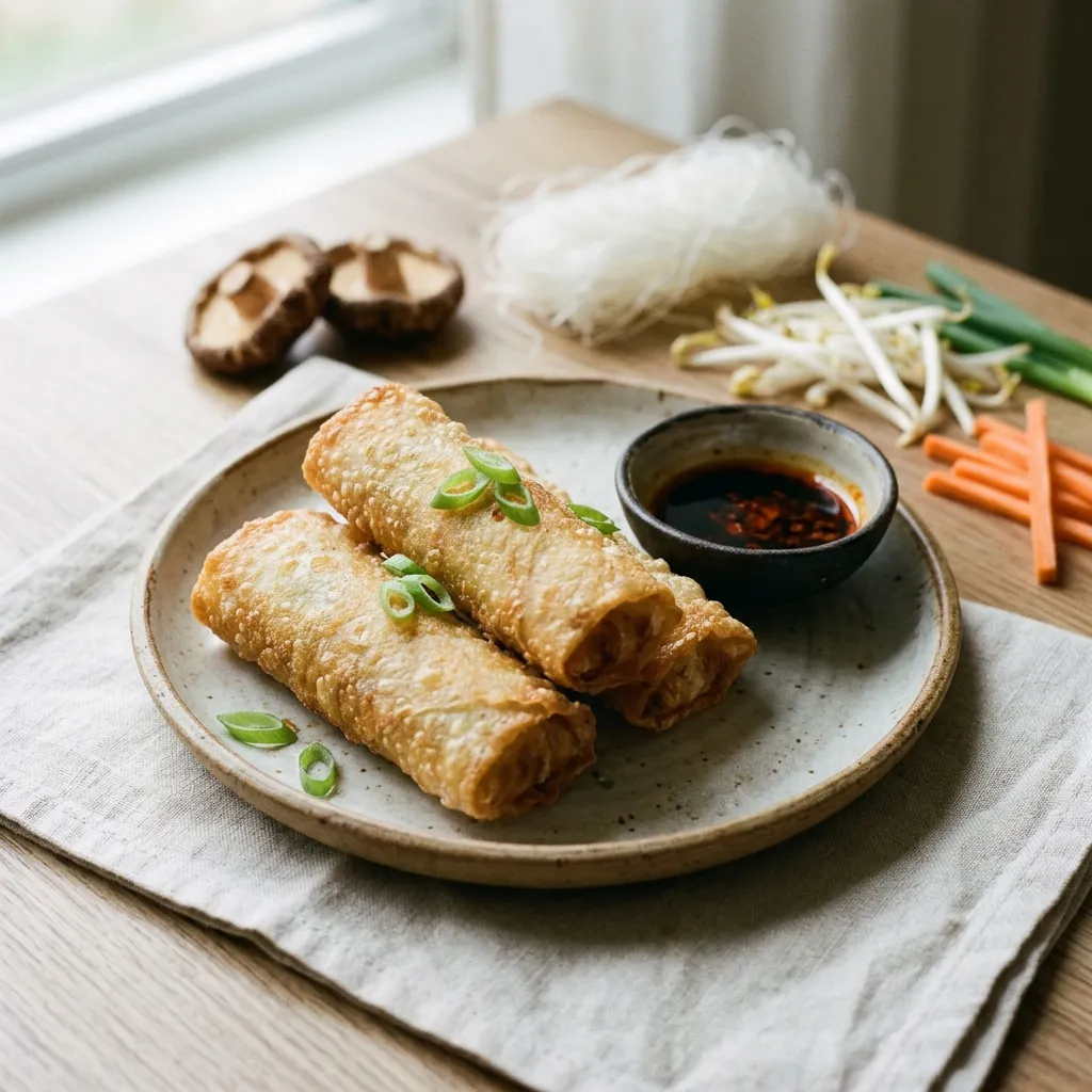 Vegetable Harumaki: Japanese Spring Rolls