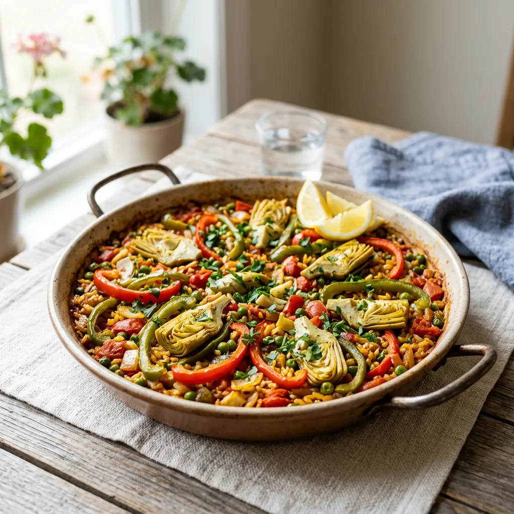 Vegetarian and Vegan Spanish Paella