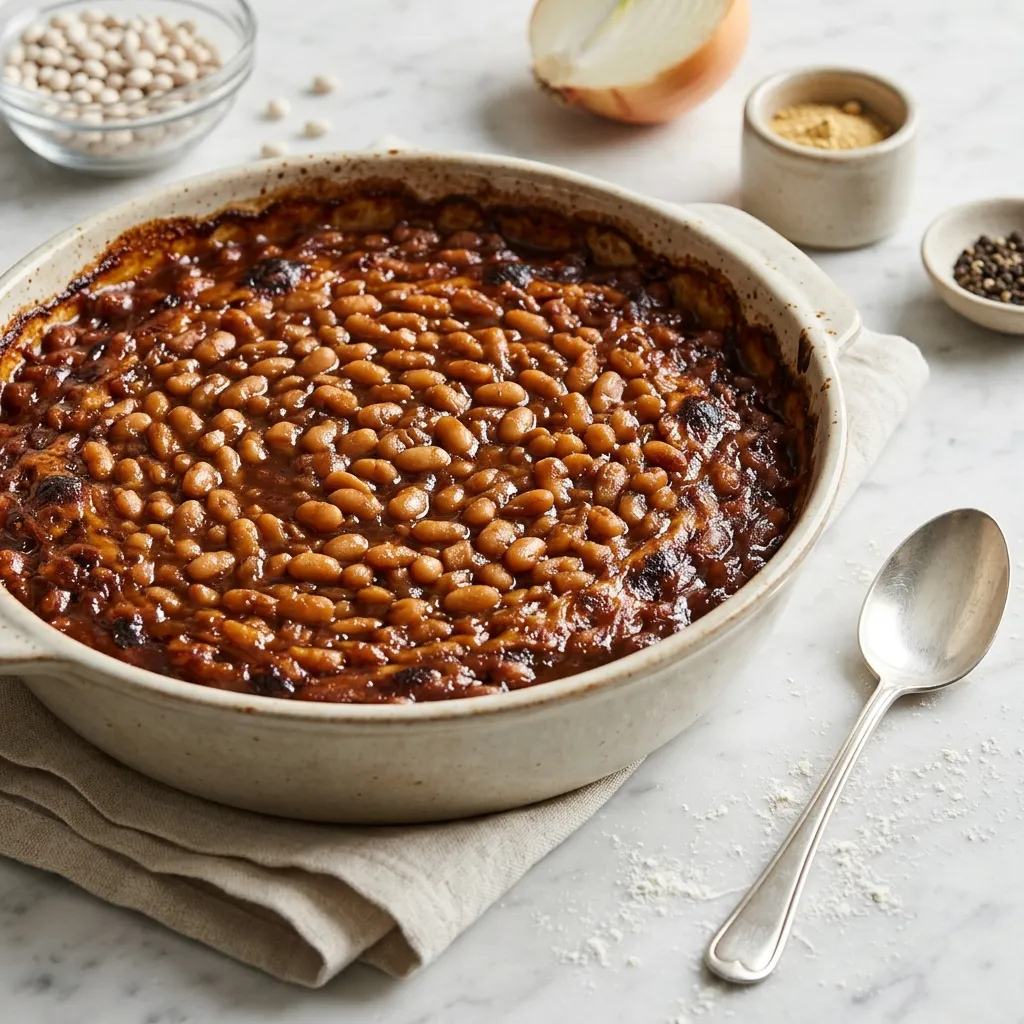 Vegetarian Boston Baked Beans With Molasses
