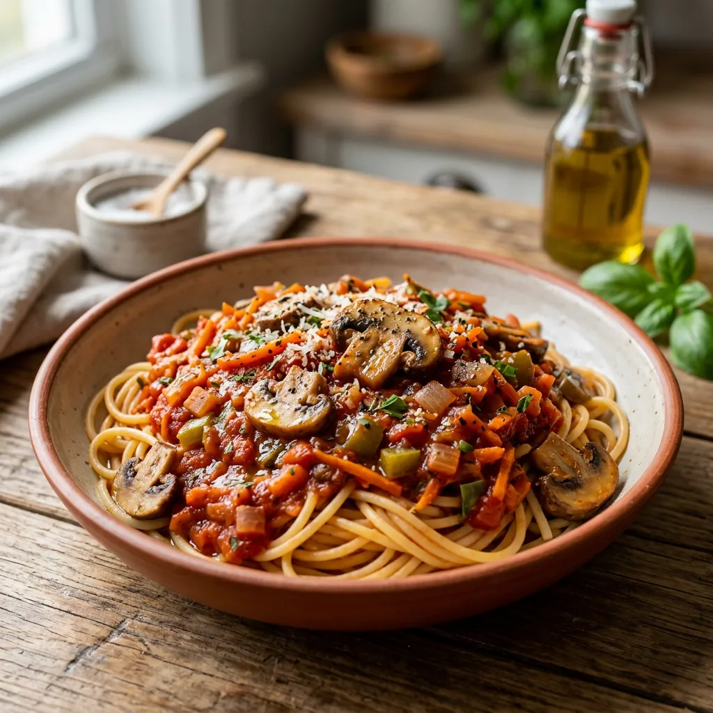 Vegetarian Crock Pot Spaghetti Sauce