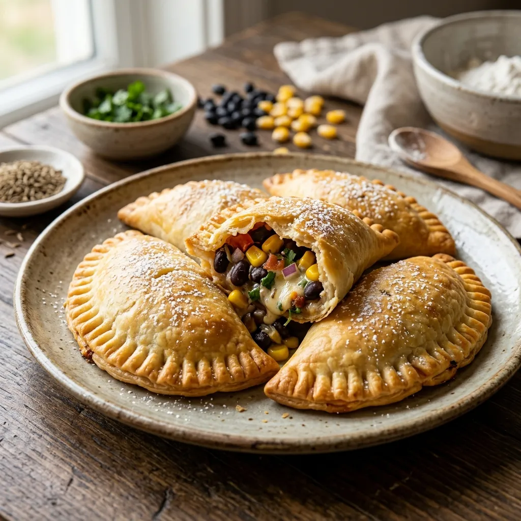 Vegetarian Empanadas With Black Beans and Corn