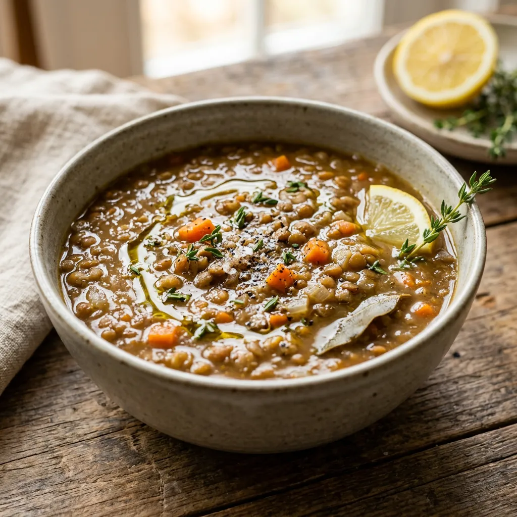 Vegetarian Lentil Soup Recipe