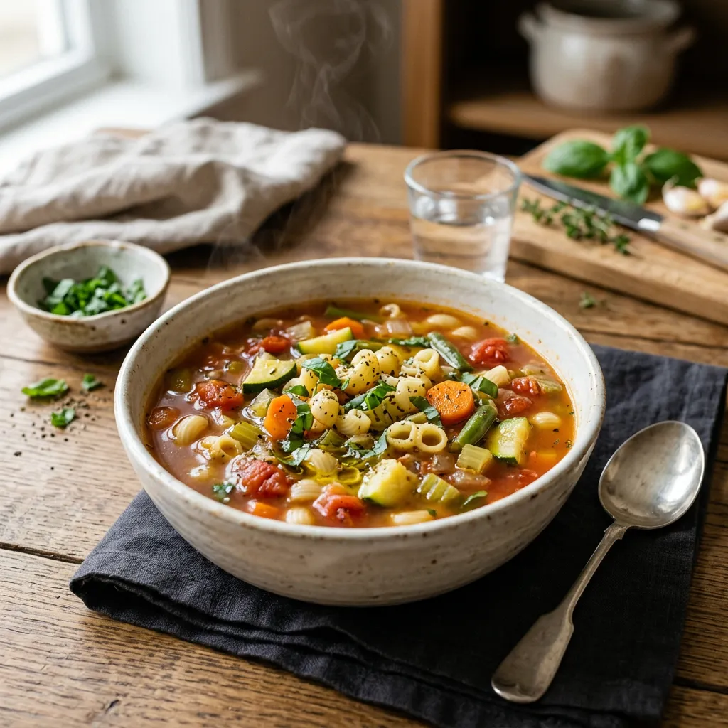 Vegetarian Minestrone Soup
