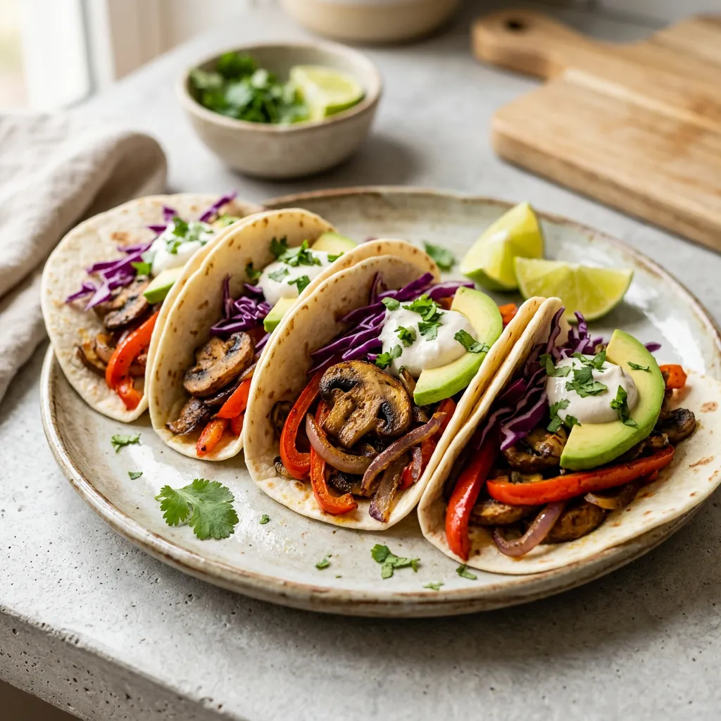 Vegetarian Mushroom Tacos