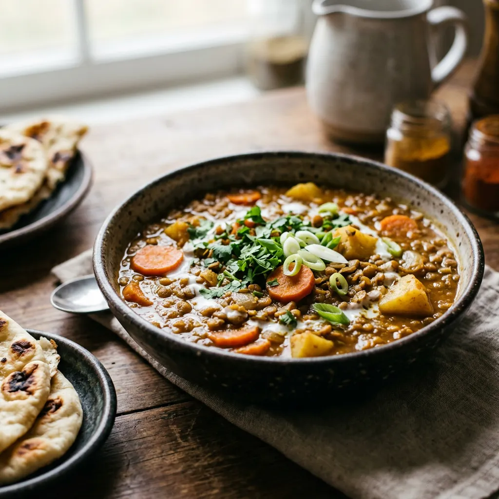 Vegetarian Red Lentil Curry