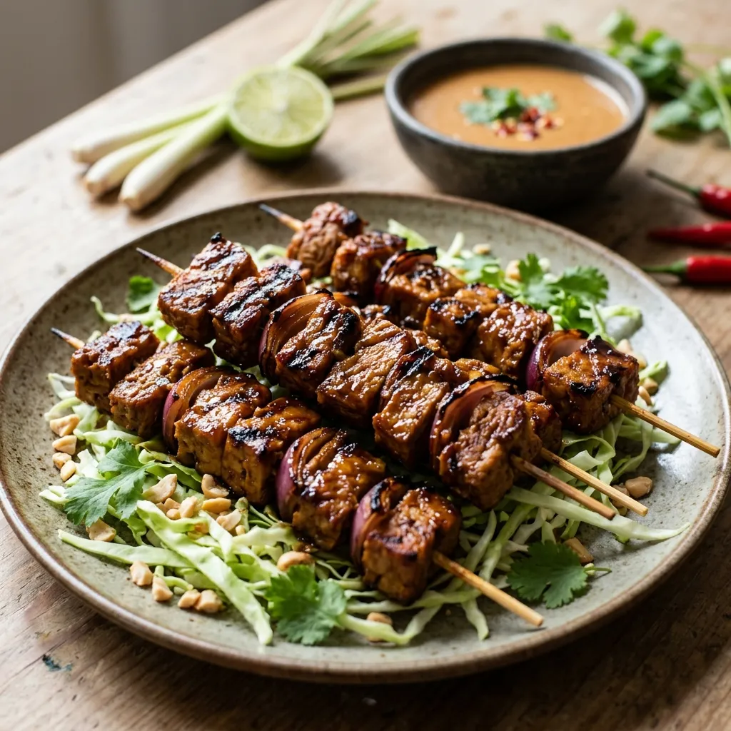 Vegetarian Thai Satay