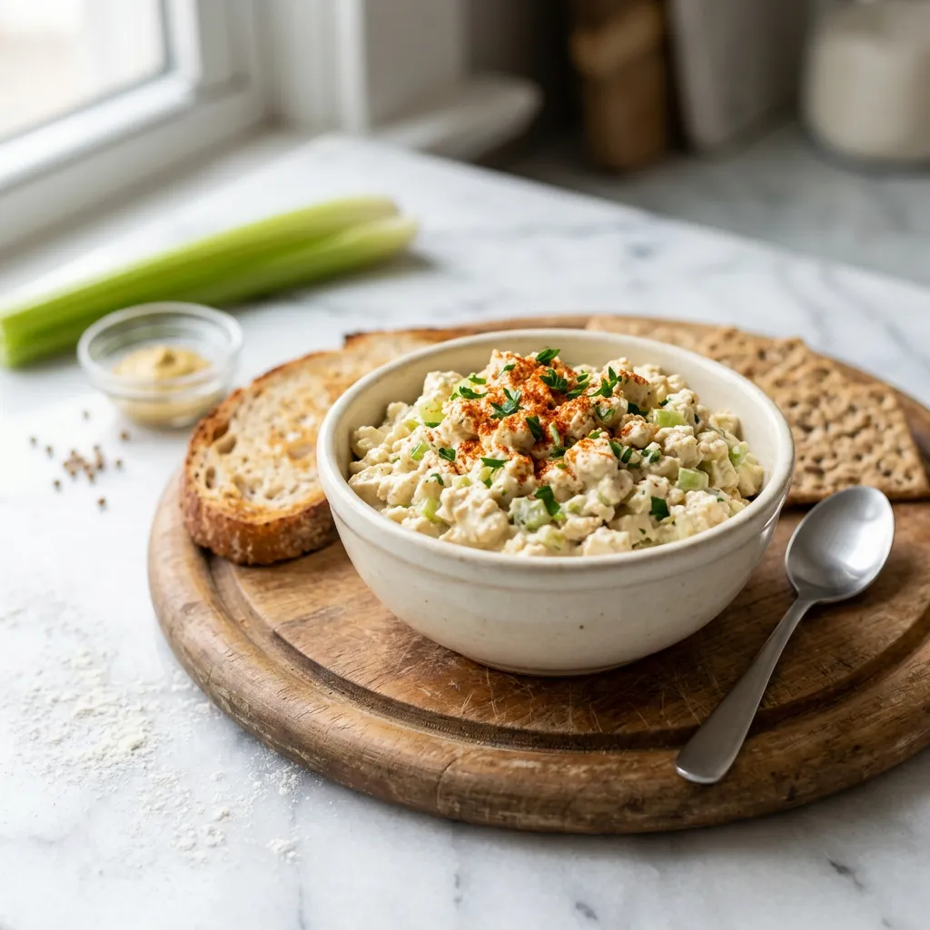 Vegetarian Tofu and Egg Salad Recipe
