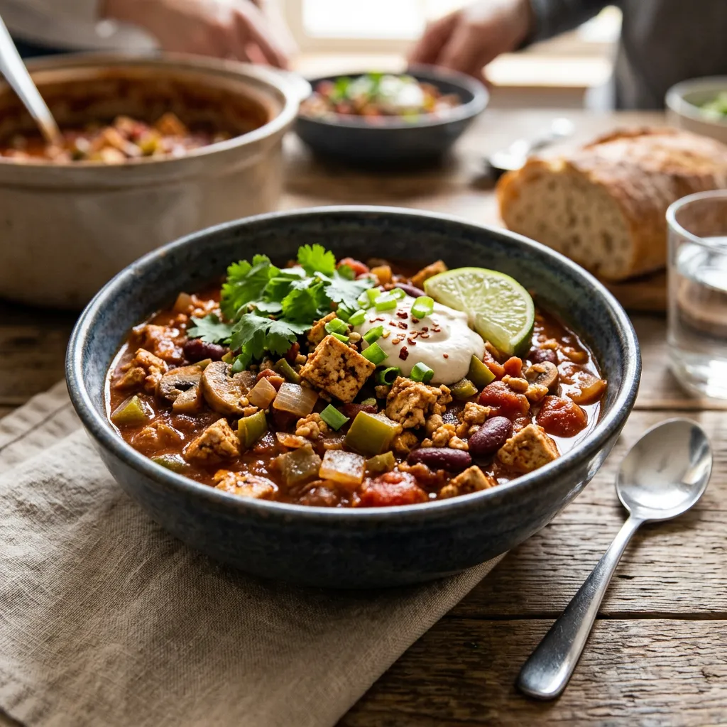 Vegetarian Tofu Chili