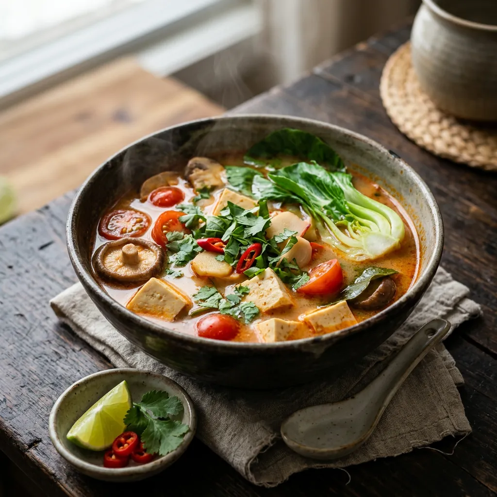 Vegetarian Tom Yum Soup