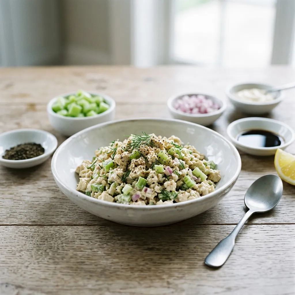 Vegetarian/Vegan Mock 'Tuna' Salad With Tofu