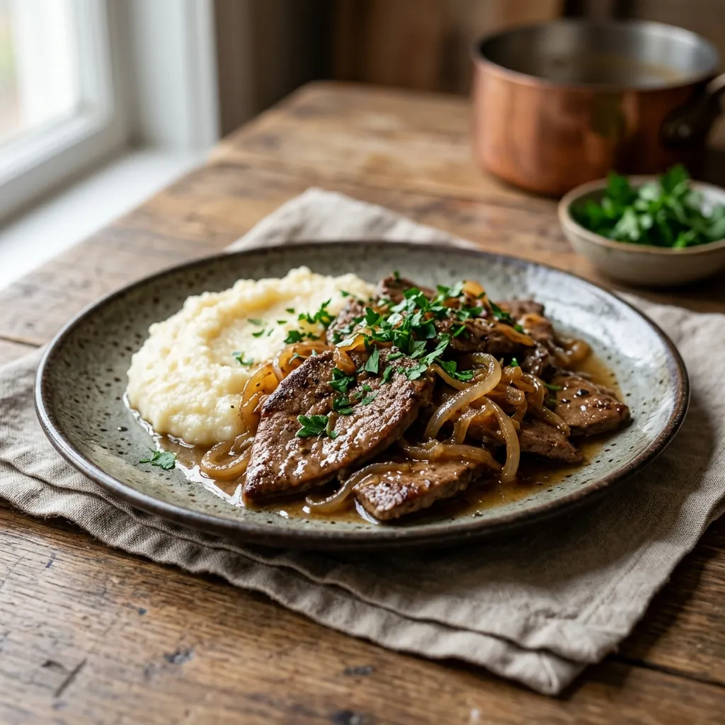 Venetian Style Liver and Onions