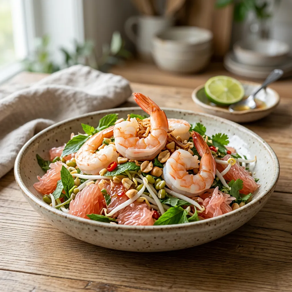Vietnamese Pomelo and Shrimp Salad Recipe