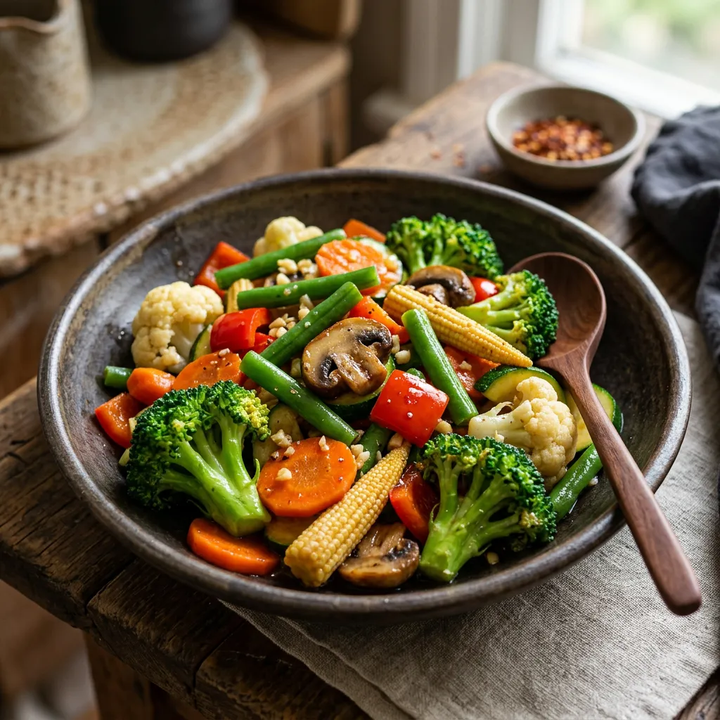 Vietnamese Stir-Fried Mixed Vegetables