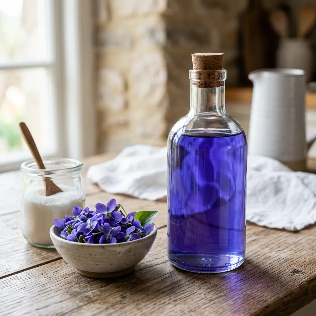 Violet Flower Syrup