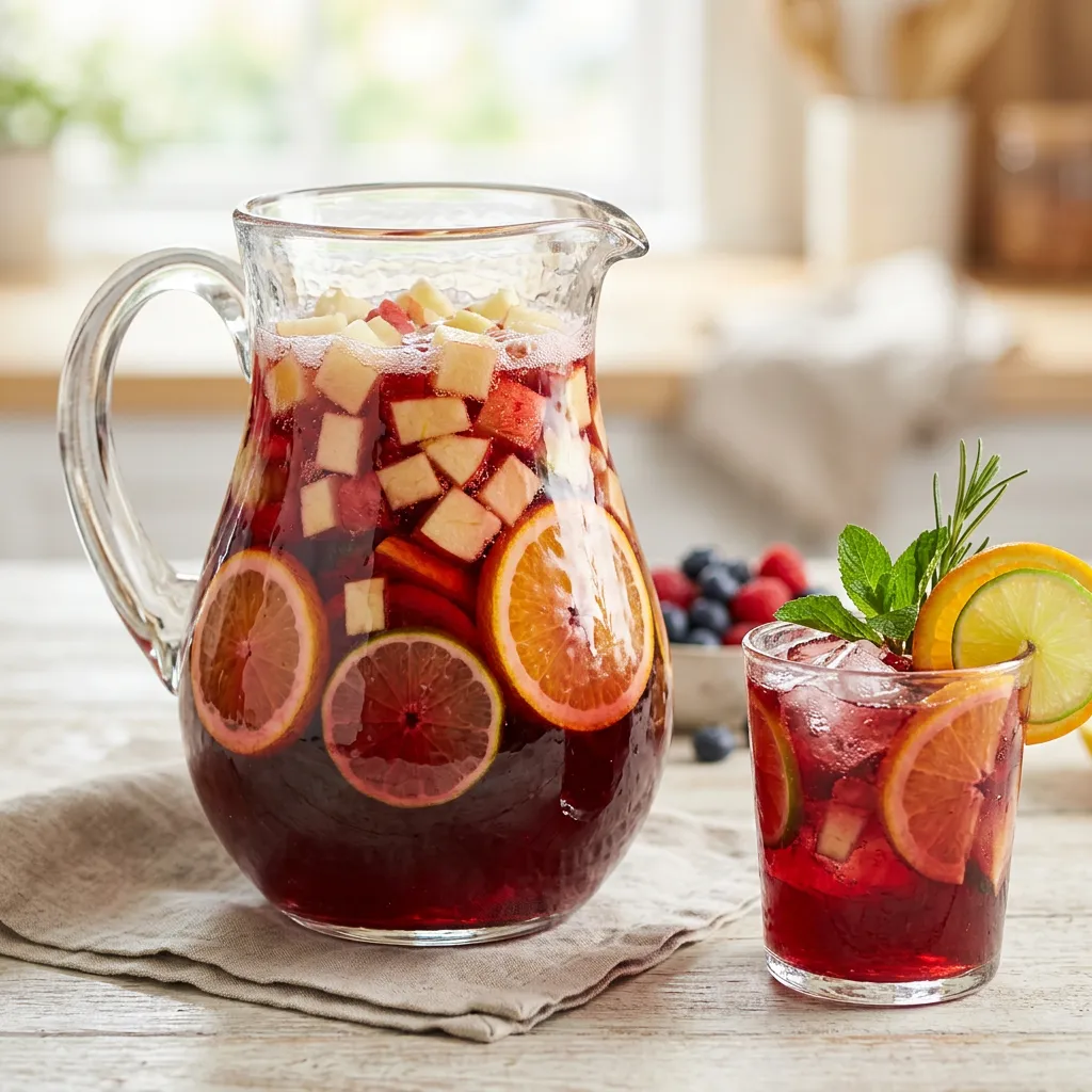 Virgin Sangria - Mocktail Recipe