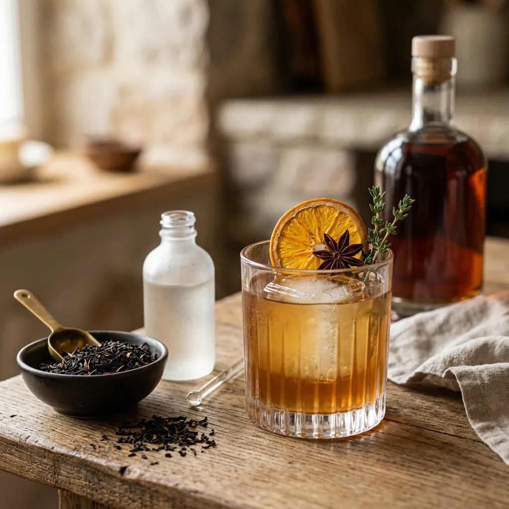 Vodka Infused With Black Tea
