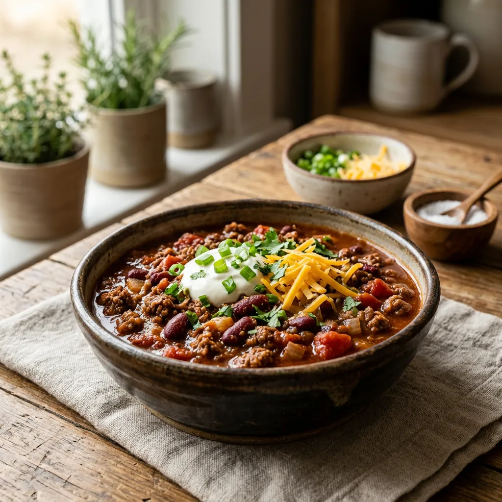 Warm and Hearty Chili