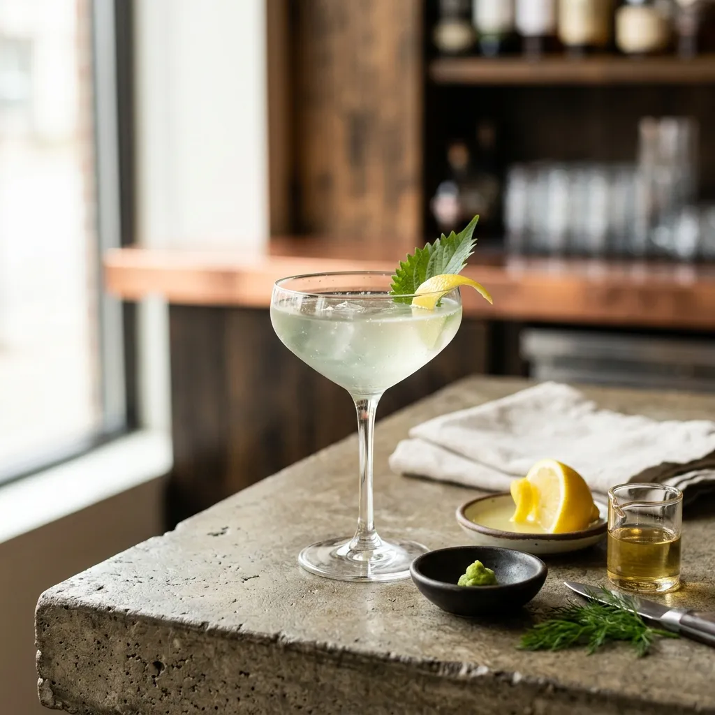 Wasabi Martini