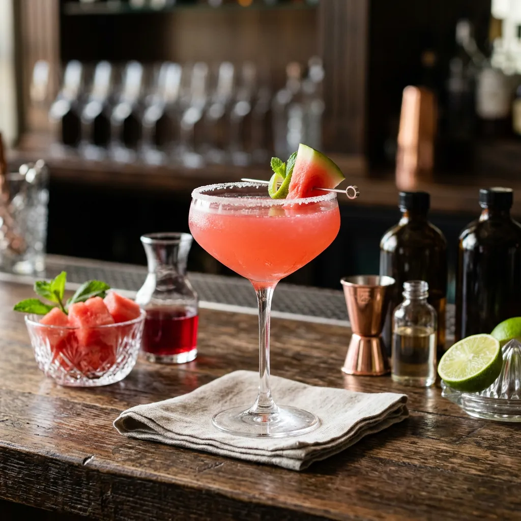 Watermelon Cosmo Cocktail
