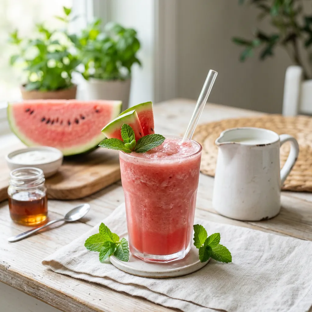 Watermelon Smoothie Recipe