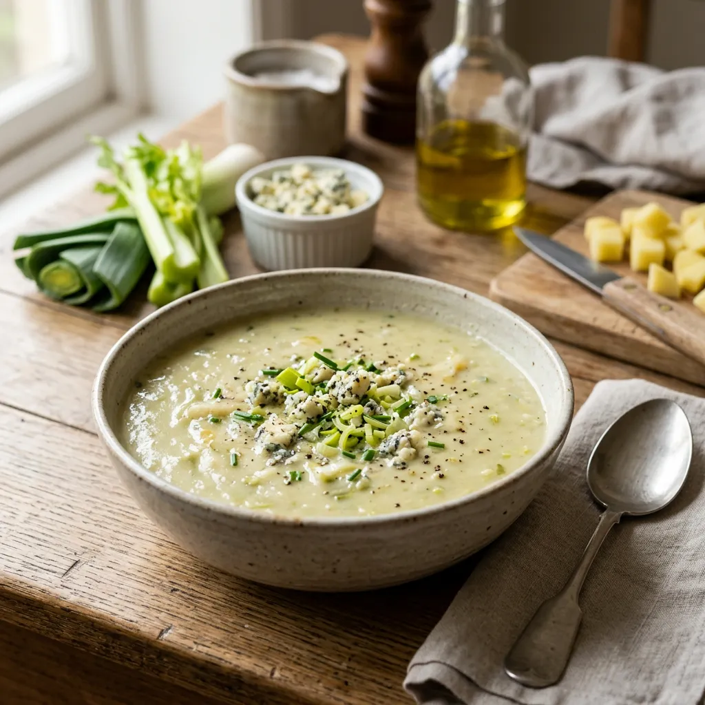 Welsh Leek and Stilton Soup