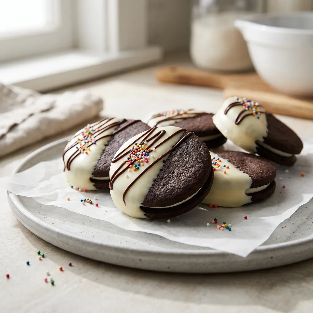 White Chocolate Dipped Oreos