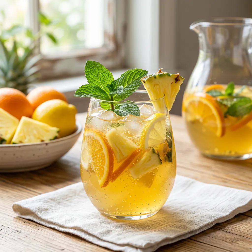 White Wine Pineapple Sangria Recipe