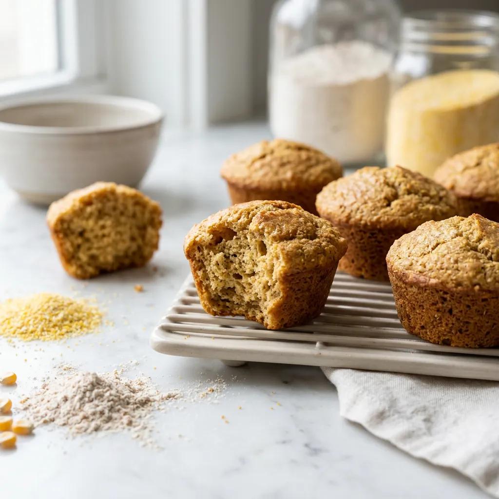 Whole Grain Cornbread Muffins With Variations
