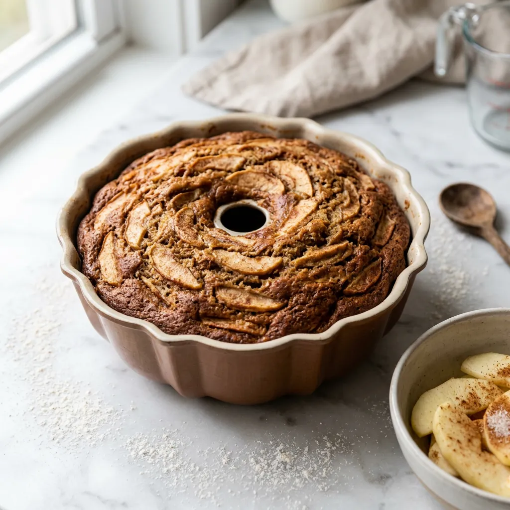 Whole Grain Jewish Apple Cake (Pareve) Recipe