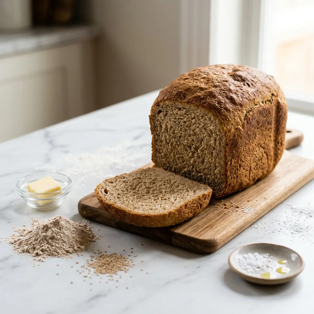 Whole Wheat Bread From a Bread Machine